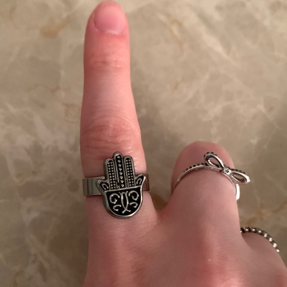 Hamsa ring size 6 - Picture 2 of 4